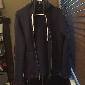 Vance blue zip-up hoodie